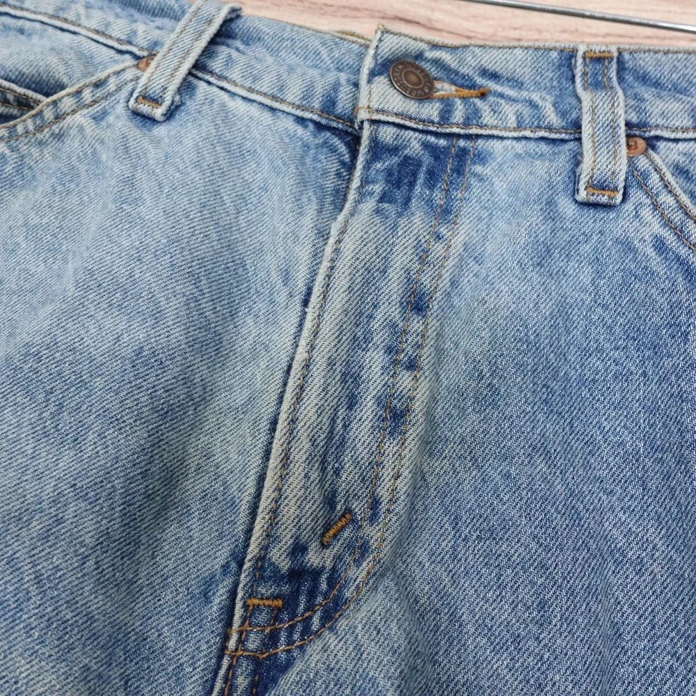 Levi's Jean Shorts Mens 29 Blue Denim 550 Relaxed Fit Bermuda 10 Inseam Vintage